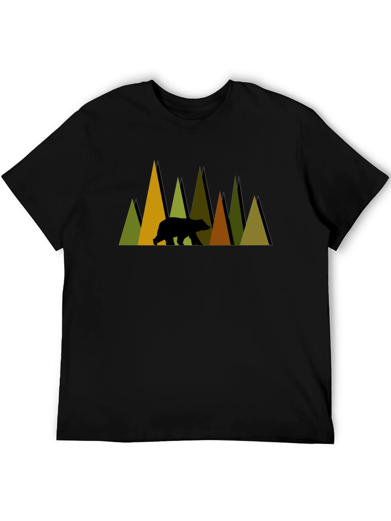 Mountain Bear Graphic Tee - Nature Lovers Shirt