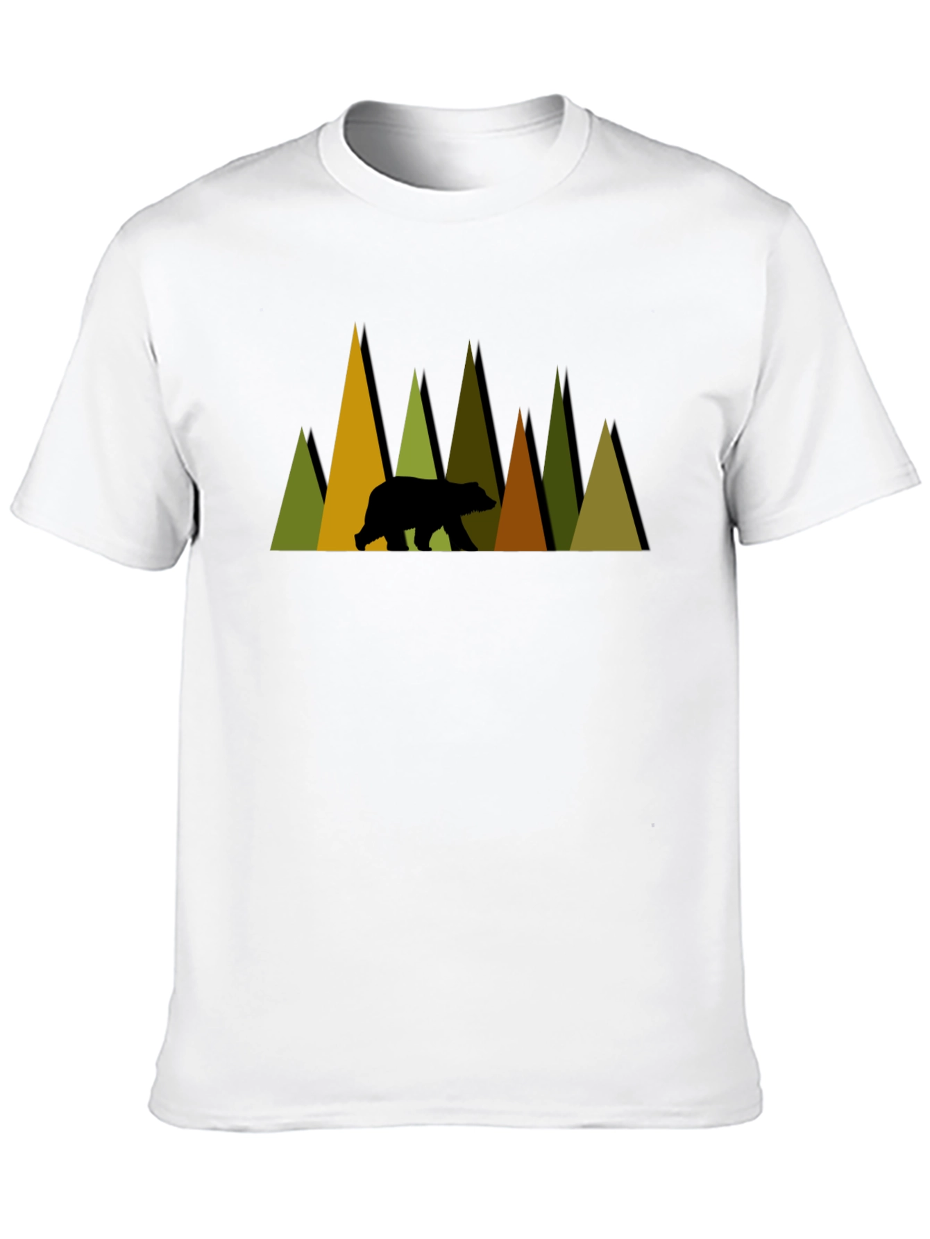 Mountain Bear Graphic Tee - Nature Lovers Shirt