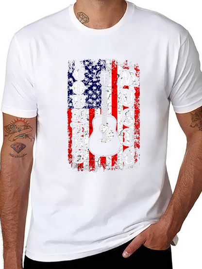 Country Music American Flag Graphic Tee