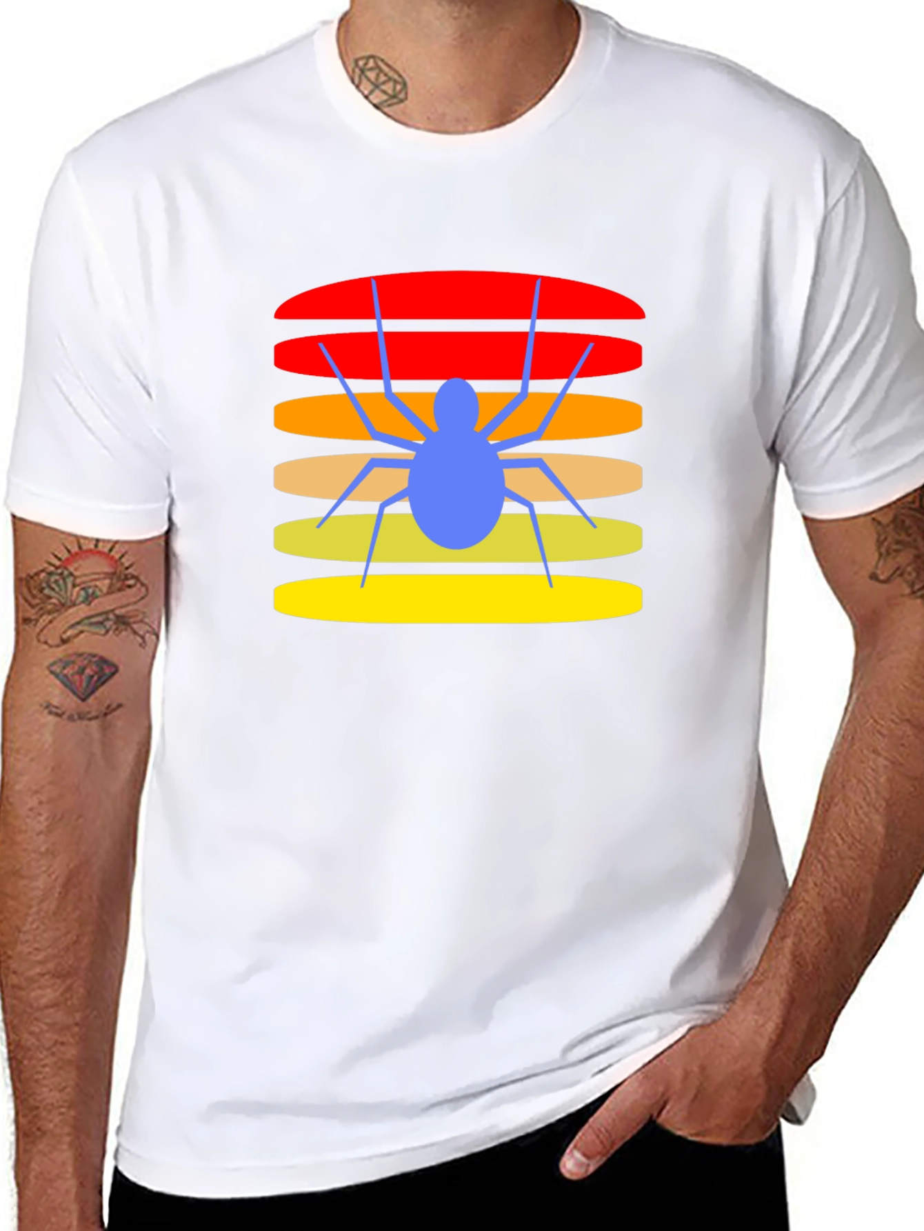 Retro Spider Graphic T-Shirt