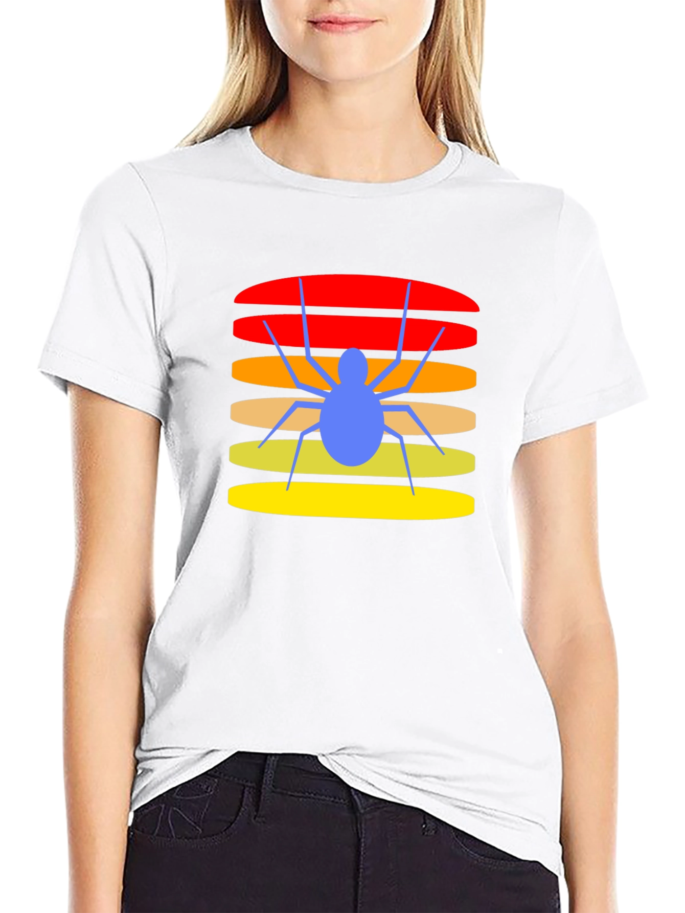 Retro Spider Graphic T-Shirt