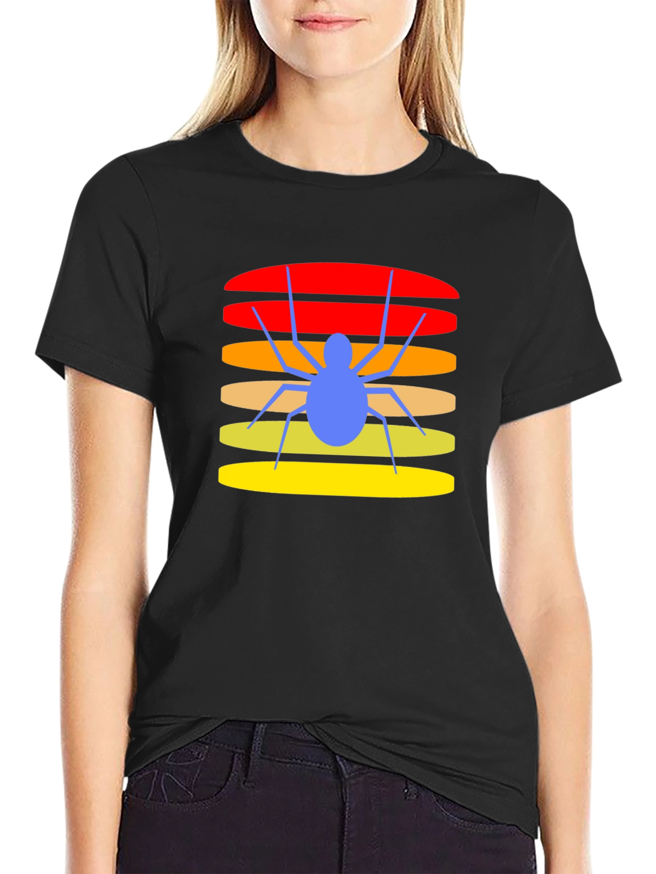 Retro Spider Graphic T-Shirt