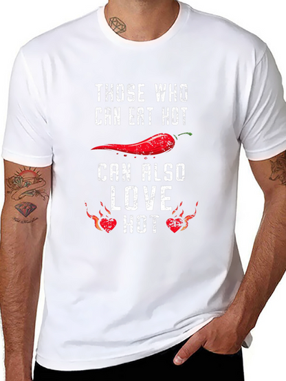 Spicy Food Lover T-Shirt - Eat Hot Love Hot