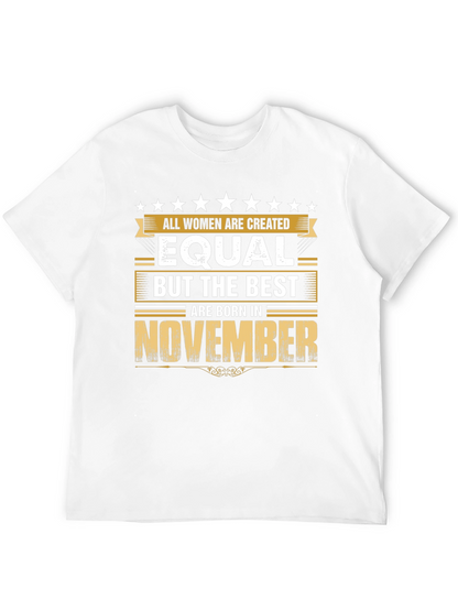 Best Women Born in November - Black T-Shirt