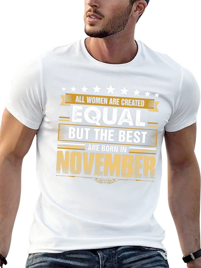 Best Women Born in November - Black T-Shirt