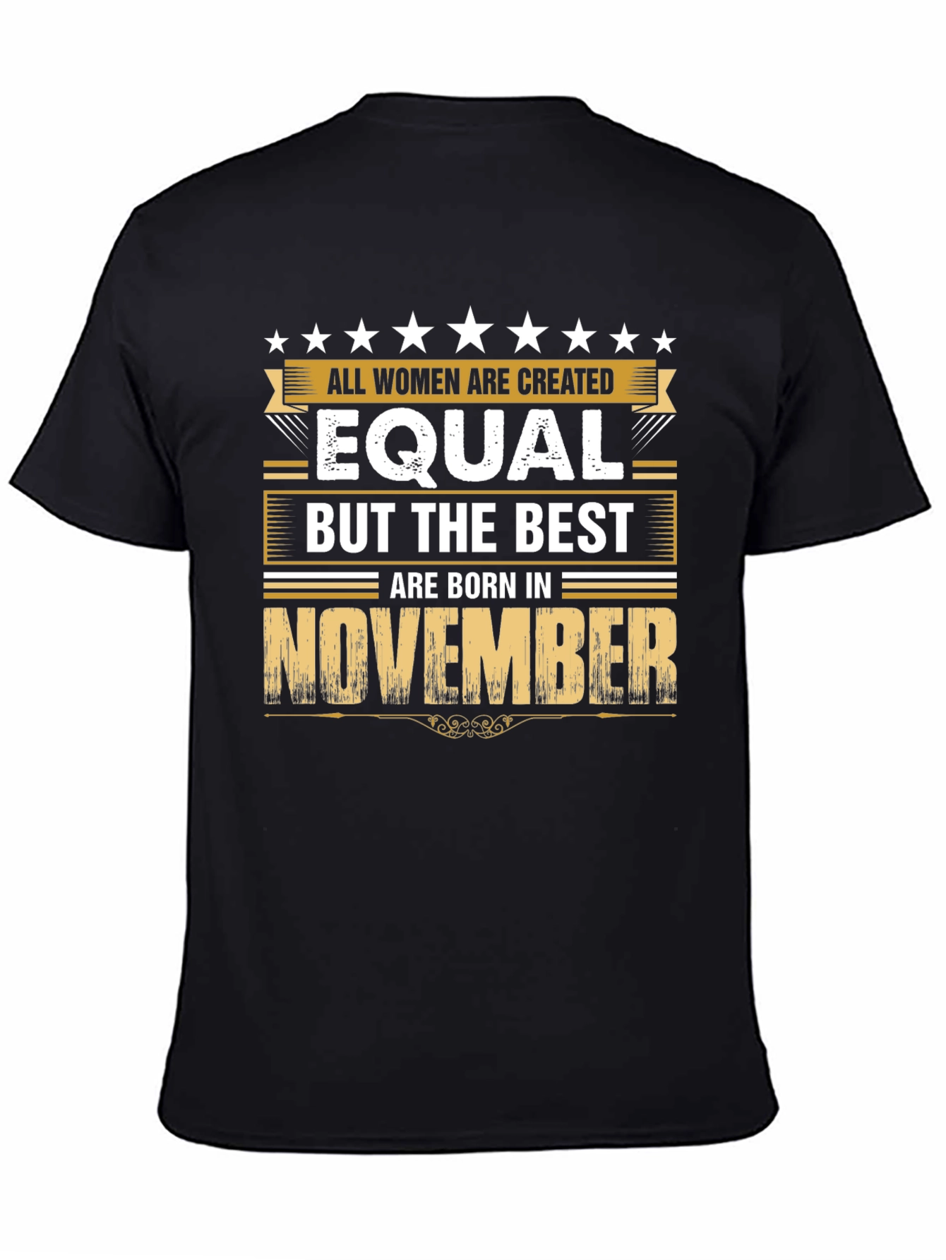 Best Women Born in November - Black T-Shirt