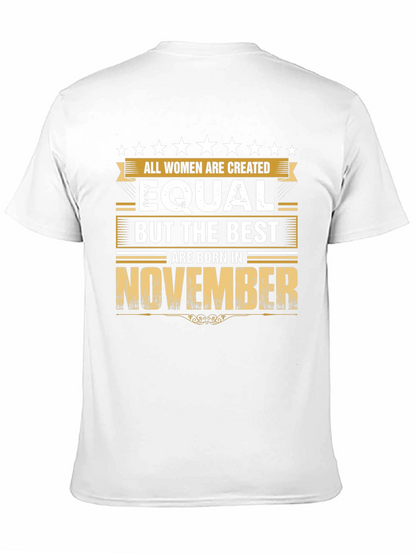 Best Women Born in November - Black T-Shirt
