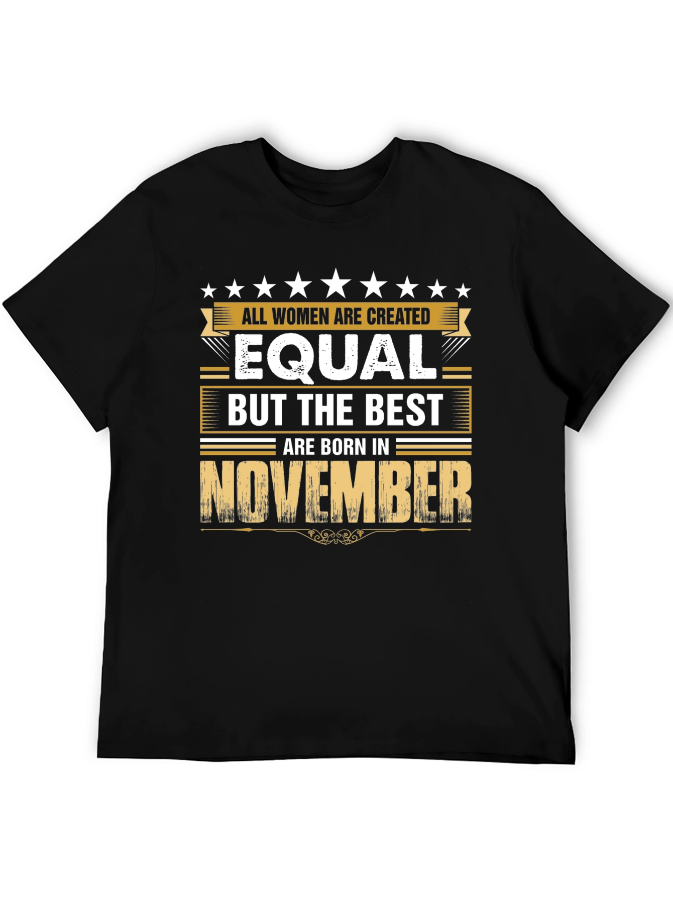 Best Women Born in November - Black T-Shirt