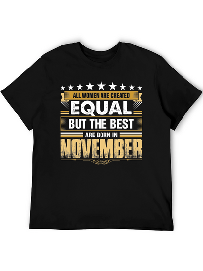 Best Women Born in November - Black T-Shirt
