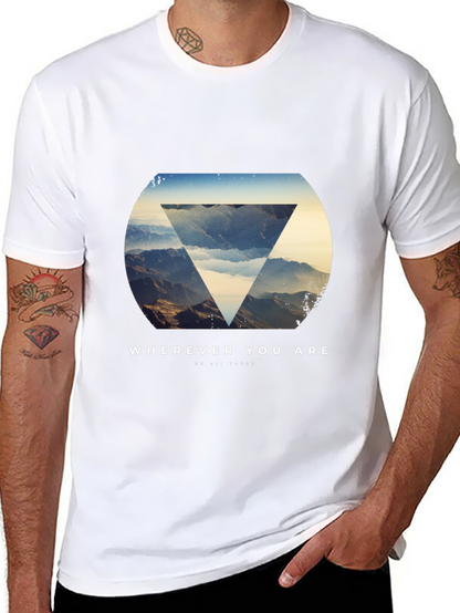 Wherever You Are Graphic Tee - Stylish Black T-Shirt