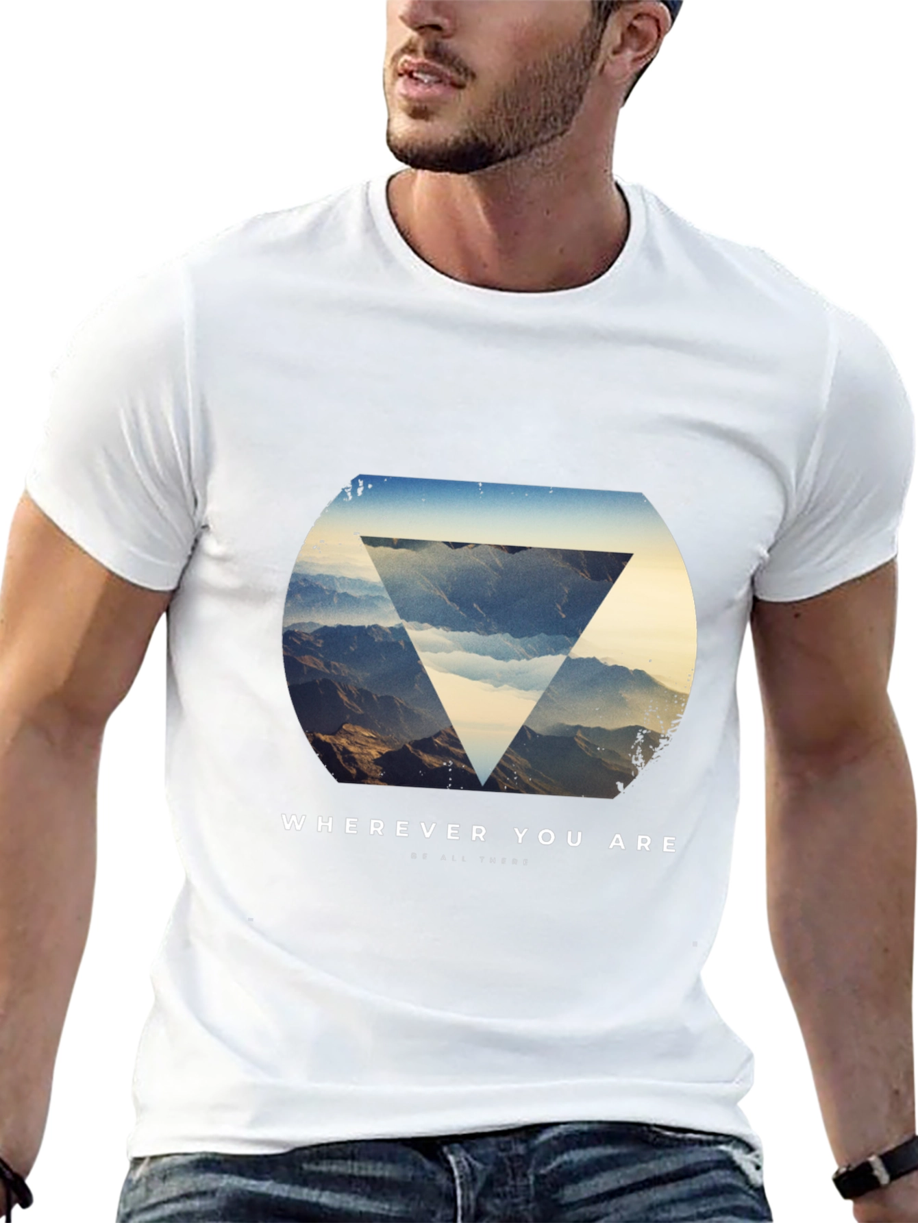 Wherever You Are Graphic Tee - Stylish Black T-Shirt