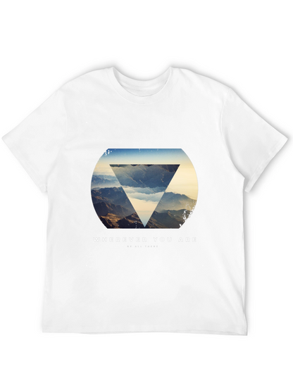 Wherever You Are Graphic Tee - Stylish Black T-Shirt