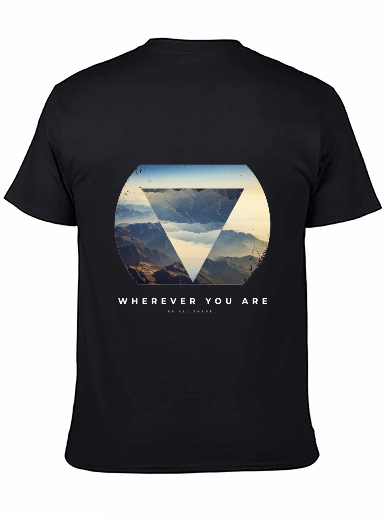 Wherever You Are Graphic Tee - Stylish Black T-Shirt