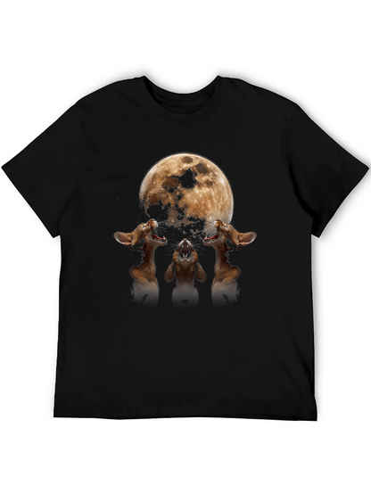Moon Cats Howling Graphic Tee