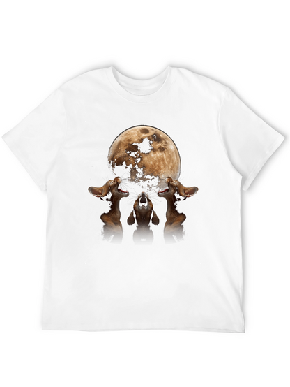 Moon Cats Howling Graphic Tee
