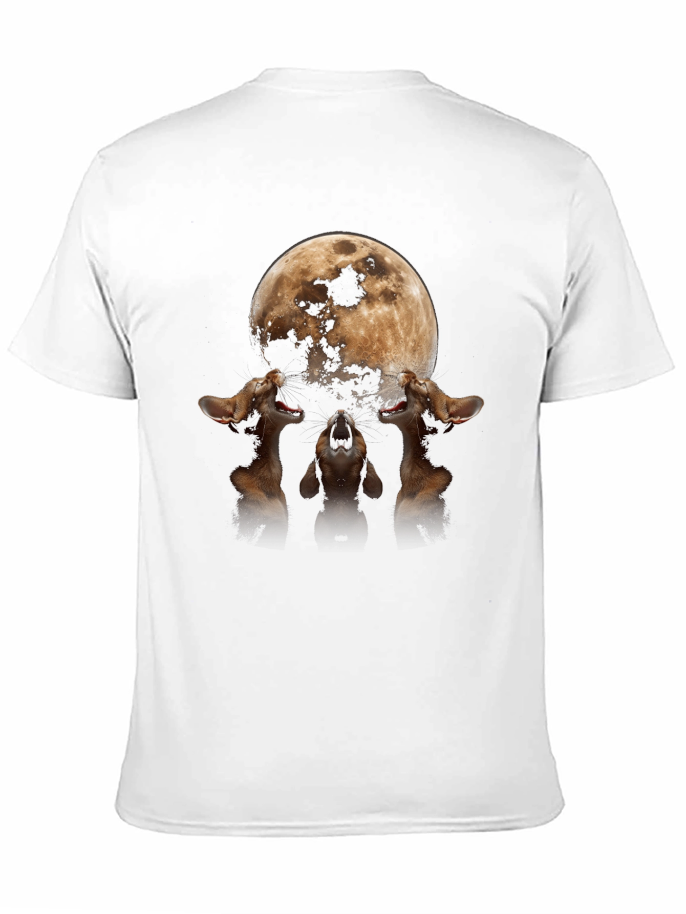 Moon Cats Howling Graphic Tee
