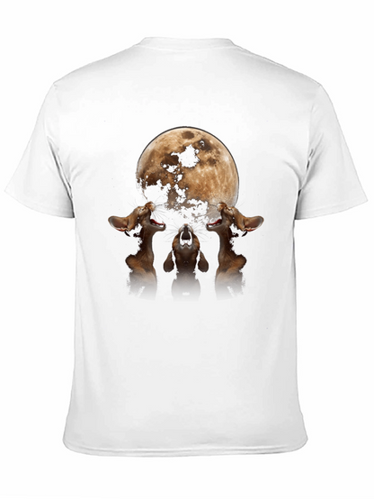 Moon Cats Howling Graphic Tee