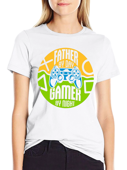 Father by Day Gamer by Night T-Shirt