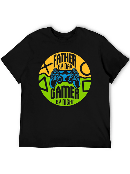 Father by Day Gamer by Night T-Shirt