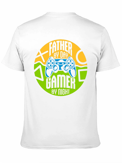 Father by Day Gamer by Night T-Shirt