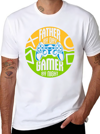 Father by Day Gamer by Night T-Shirt