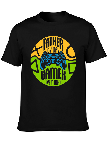 Father by Day Gamer by Night T-Shirt