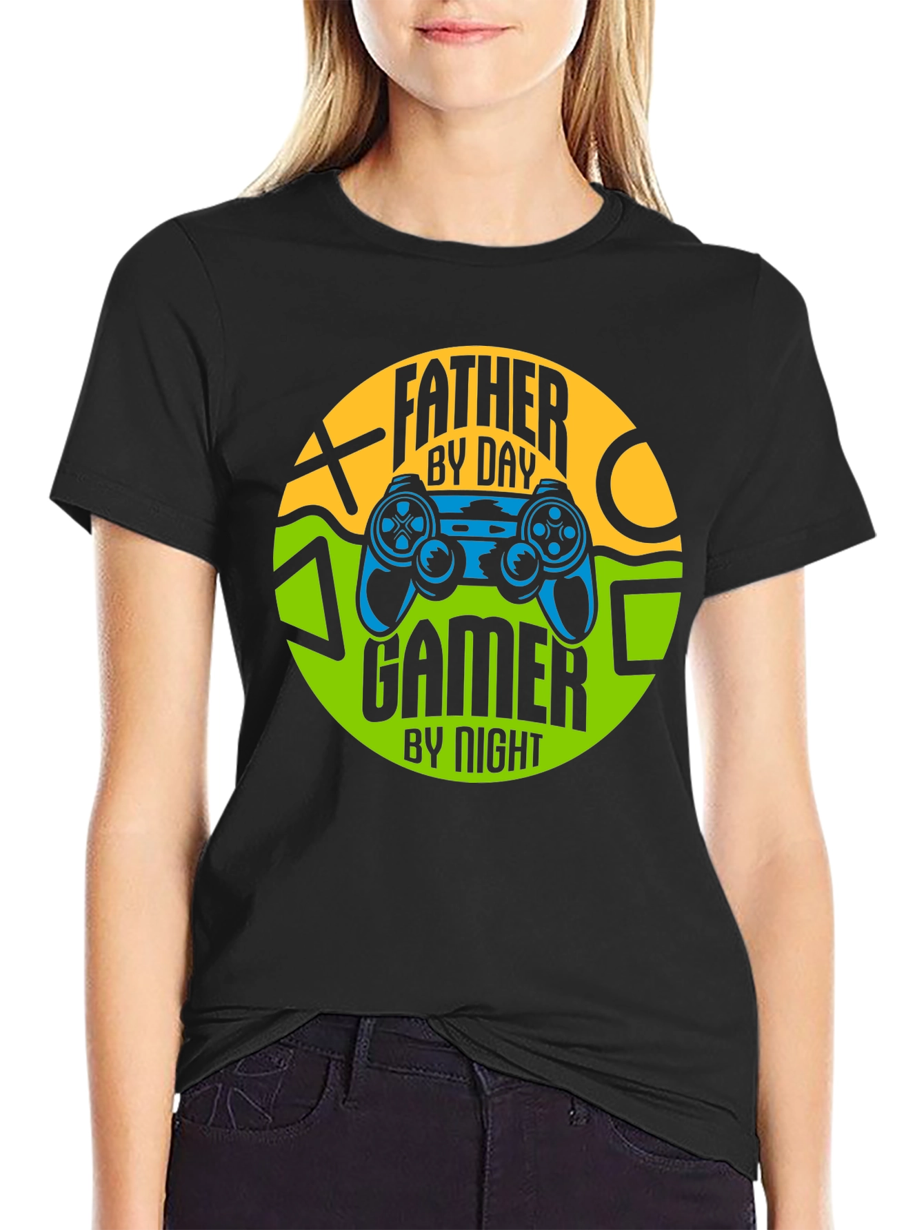 Father by Day Gamer by Night T-Shirt