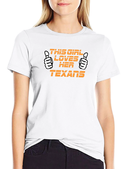 This Girl Loves Her Texans T-Shirt