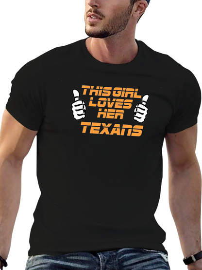 This Girl Loves Her Texans T-Shirt