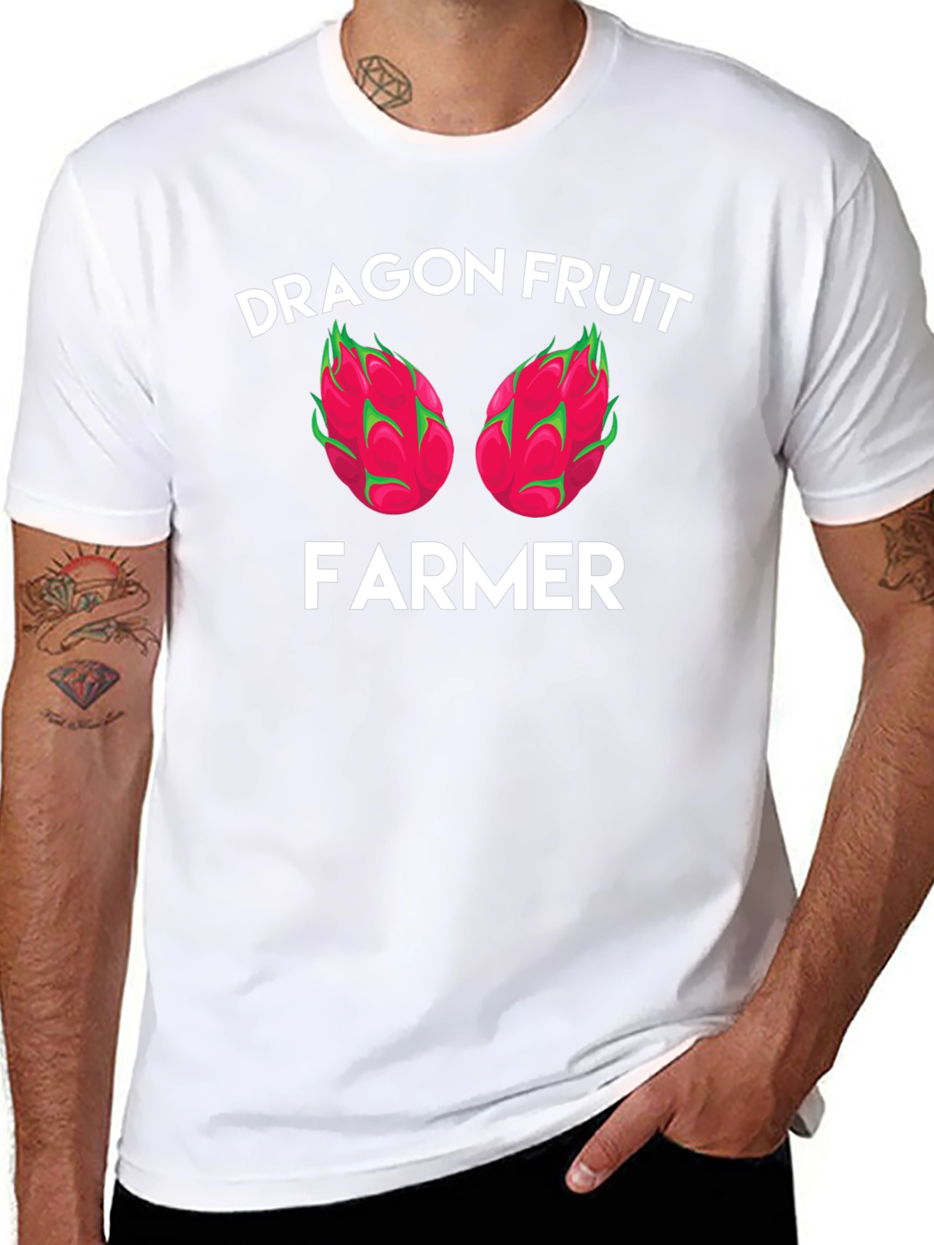 Dragon Fruit Farmer Graphic T-Shirt