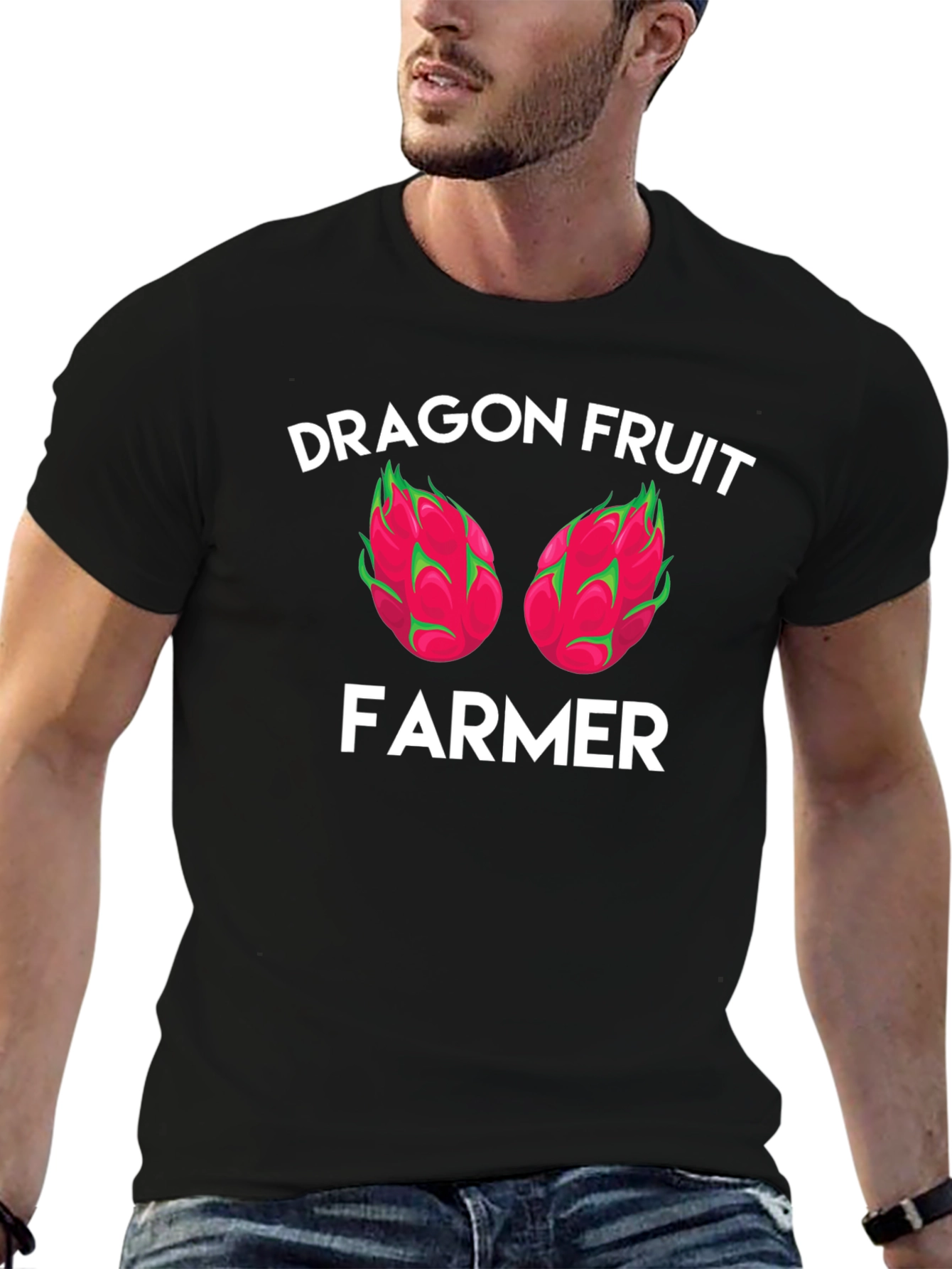 Dragon Fruit Farmer Graphic T-Shirt