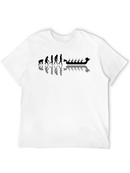 Evolution of Crew Rowing T-Shirt