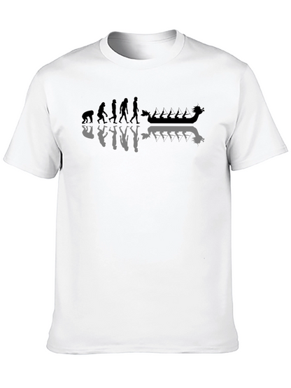 Evolution of Crew Rowing T-Shirt