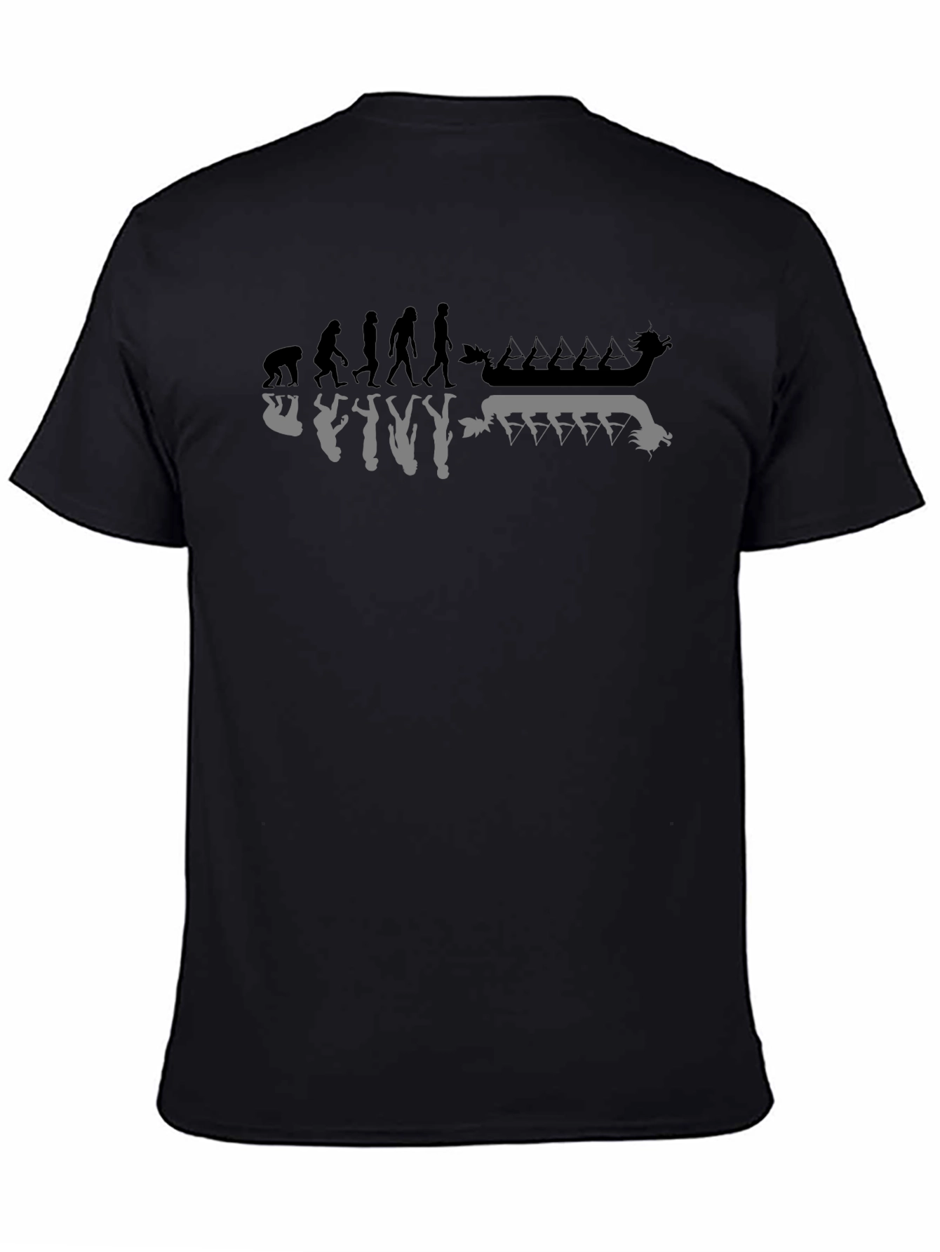 Evolution of Crew Rowing T-Shirt
