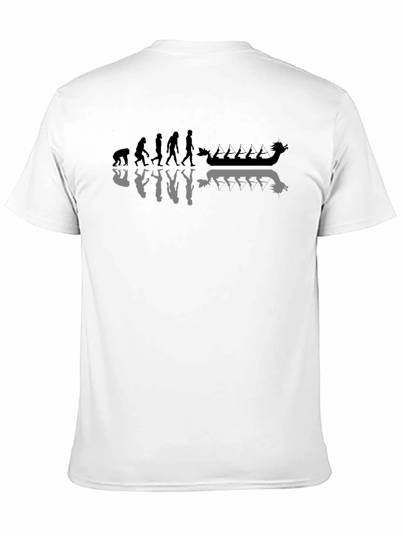 Evolution of Crew Rowing T-Shirt