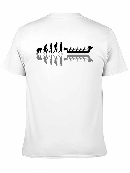 Evolution of Crew Rowing T-Shirt