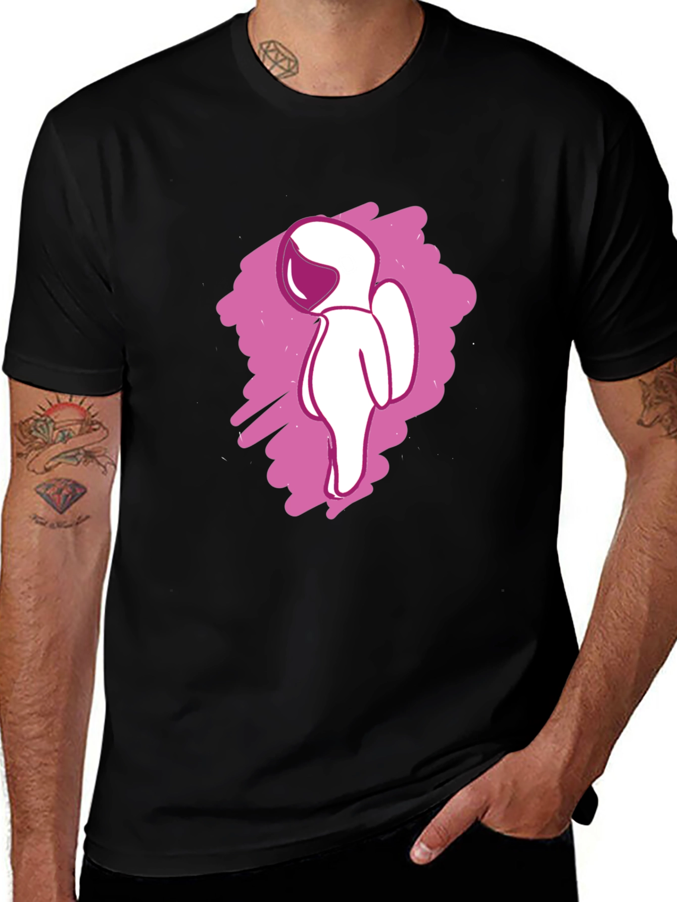Astronaut Graphic Tee - Unique Space Design