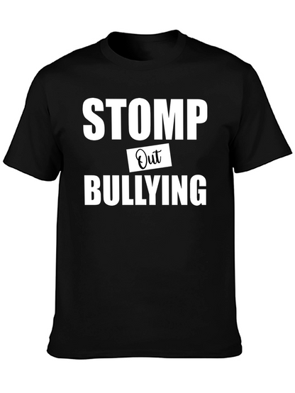Stomp Out Bullying Black T-Shirt