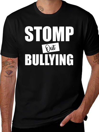 Stomp Out Bullying Black T-Shirt