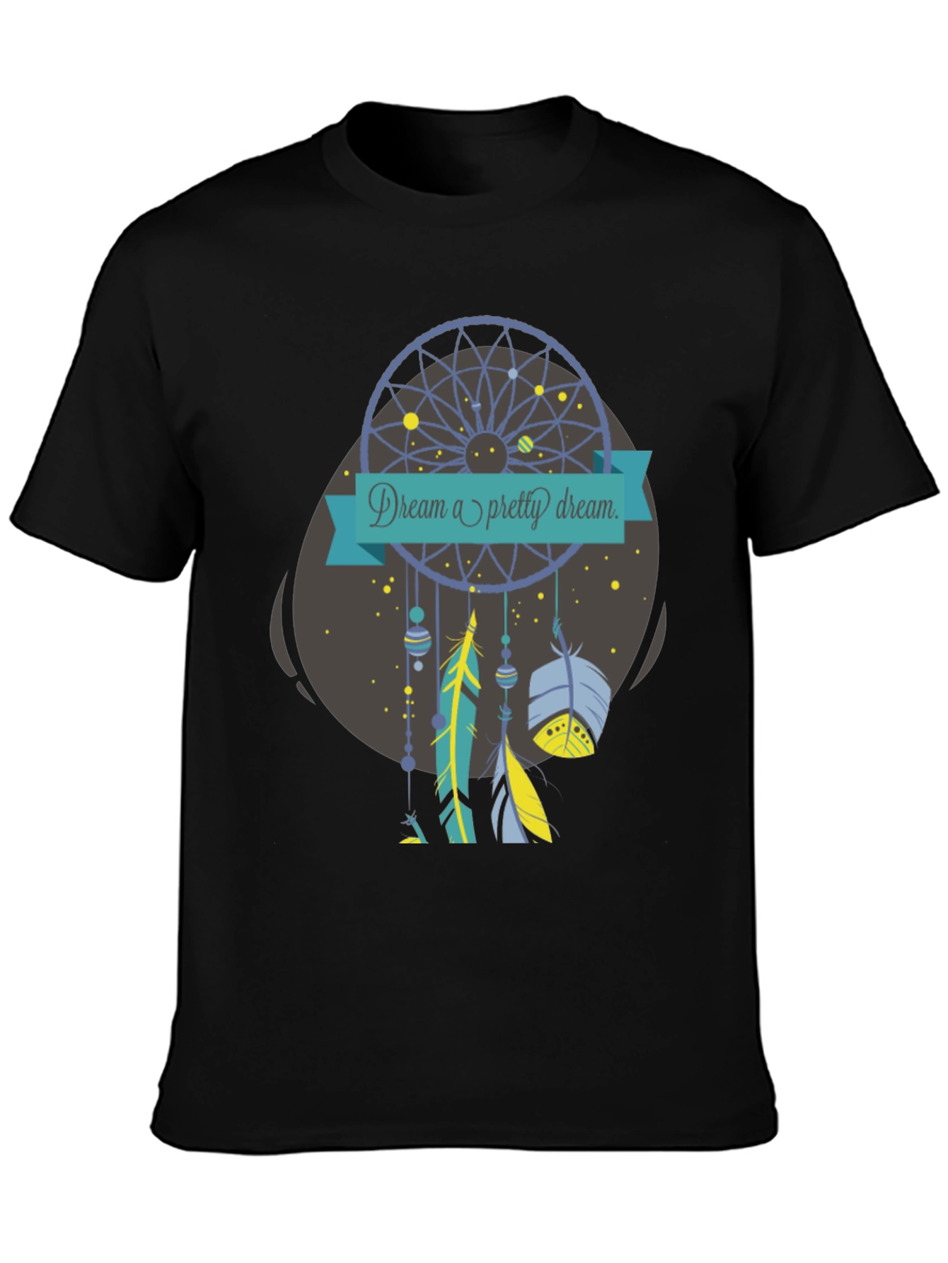 Dream a Pretty Dream T-Shirt - Black Cotton Tee