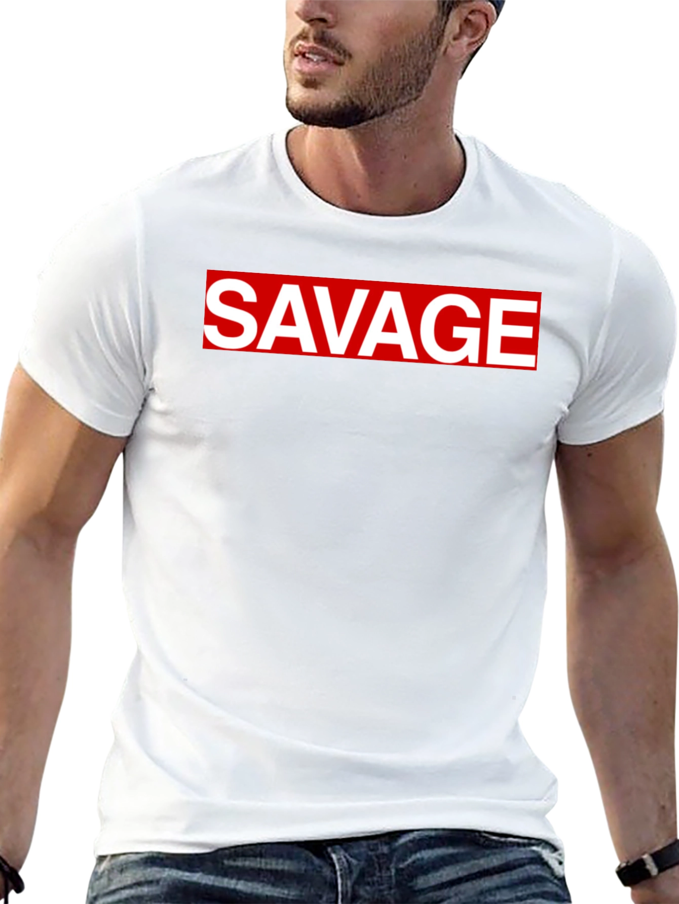 Savage Graphic Tee - Bold Statement T-Shirt