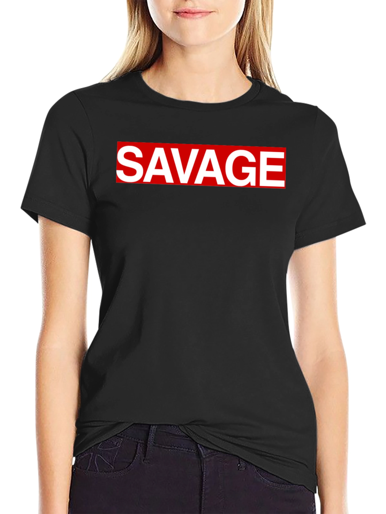 Savage Graphic Tee - Bold Statement T-Shirt