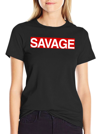 Savage Graphic Tee - Bold Statement T-Shirt
