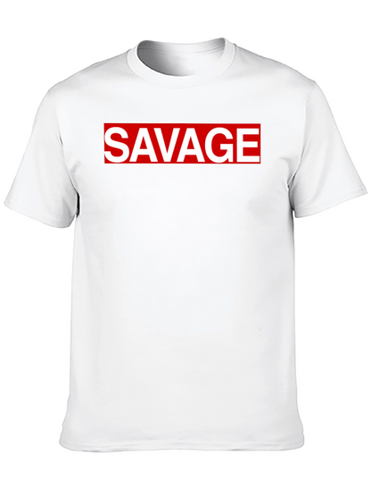 Savage Graphic Tee - Bold Statement T-Shirt