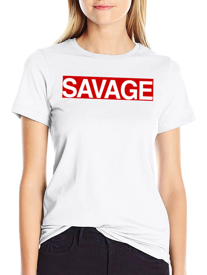 Savage Graphic Tee - Bold Statement T-Shirt