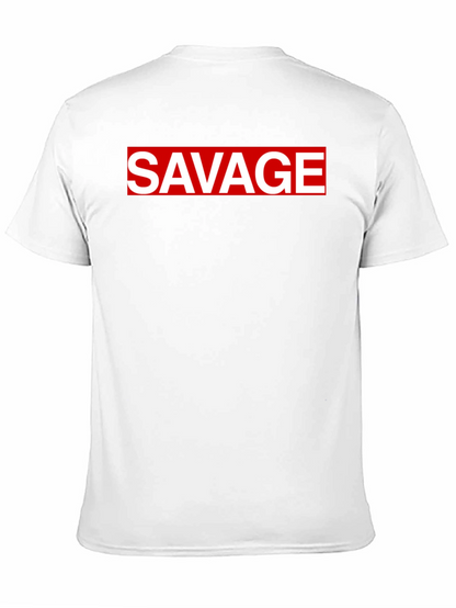 Savage Graphic Tee - Bold Statement T-Shirt