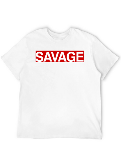 Savage Graphic Tee - Bold Statement T-Shirt
