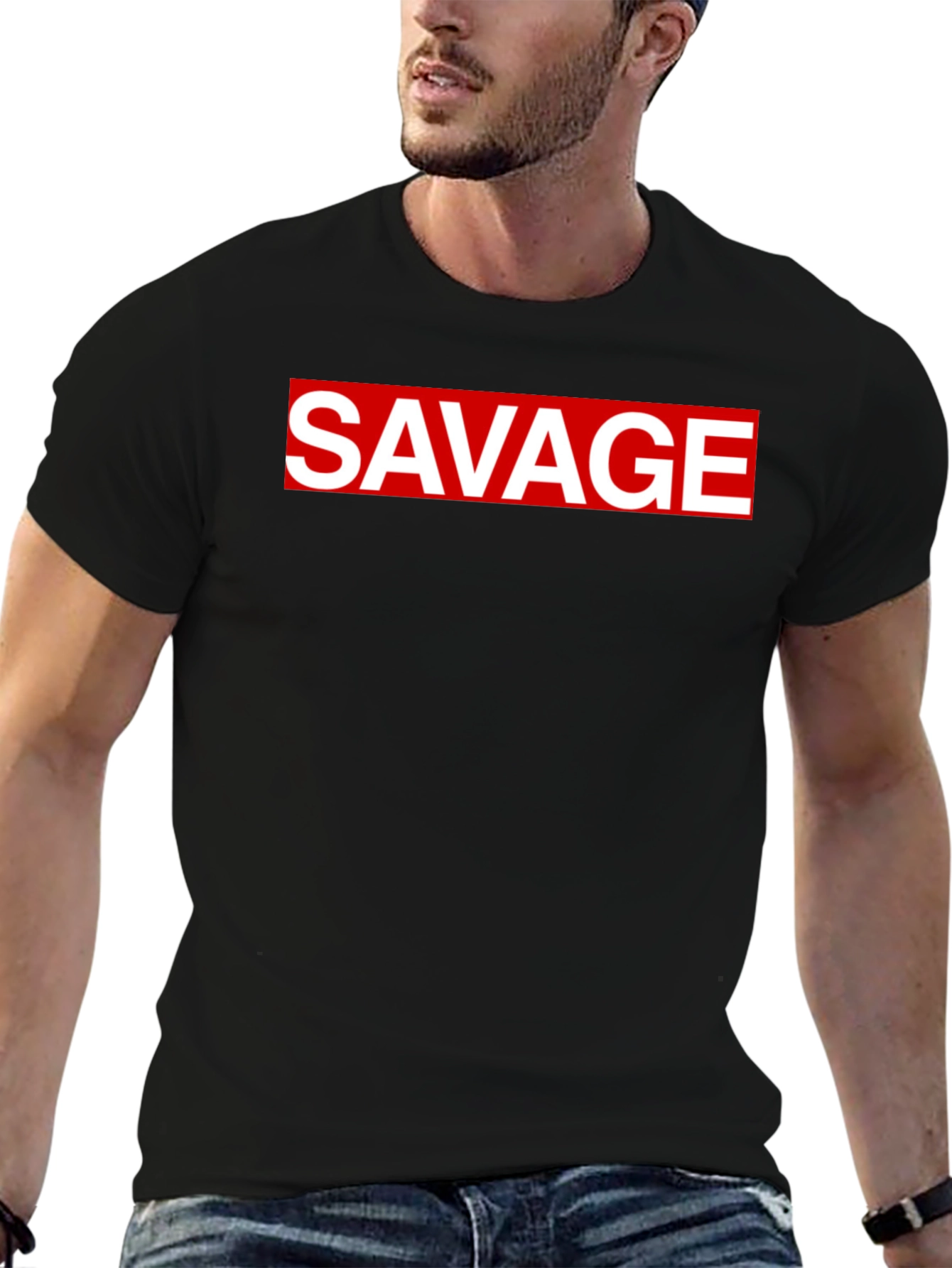 Savage Graphic Tee - Bold Statement T-Shirt