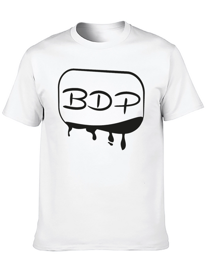 Mens Black Graphic T-Shirt - BDP Drip Design