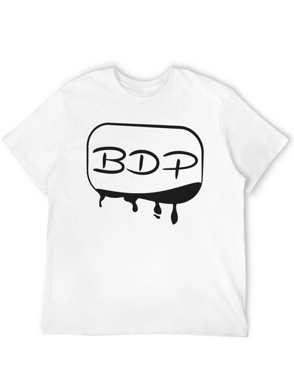 Mens Black Graphic T-Shirt - BDP Drip Design